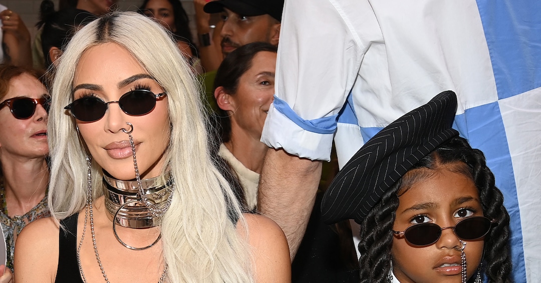 Kim Kardashian Explains Why North Held a “Stop” Sign at Fashion Show